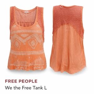 We the‎ Free Tank Tangerine Lace